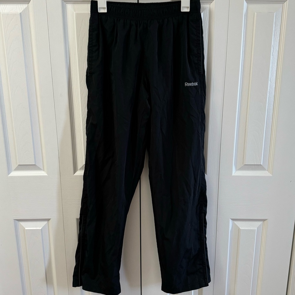Reebok Windbreaker Track Pants with Zip Ankles
